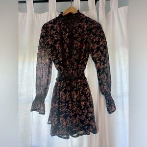 Misguided Floral mini dress